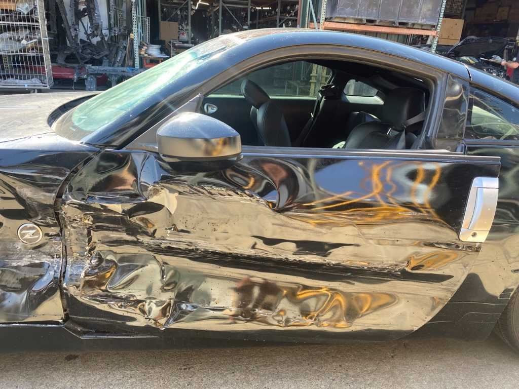 03-04 NISSAN 350Z Driver Interior Door Handle OEM 80671CD70A