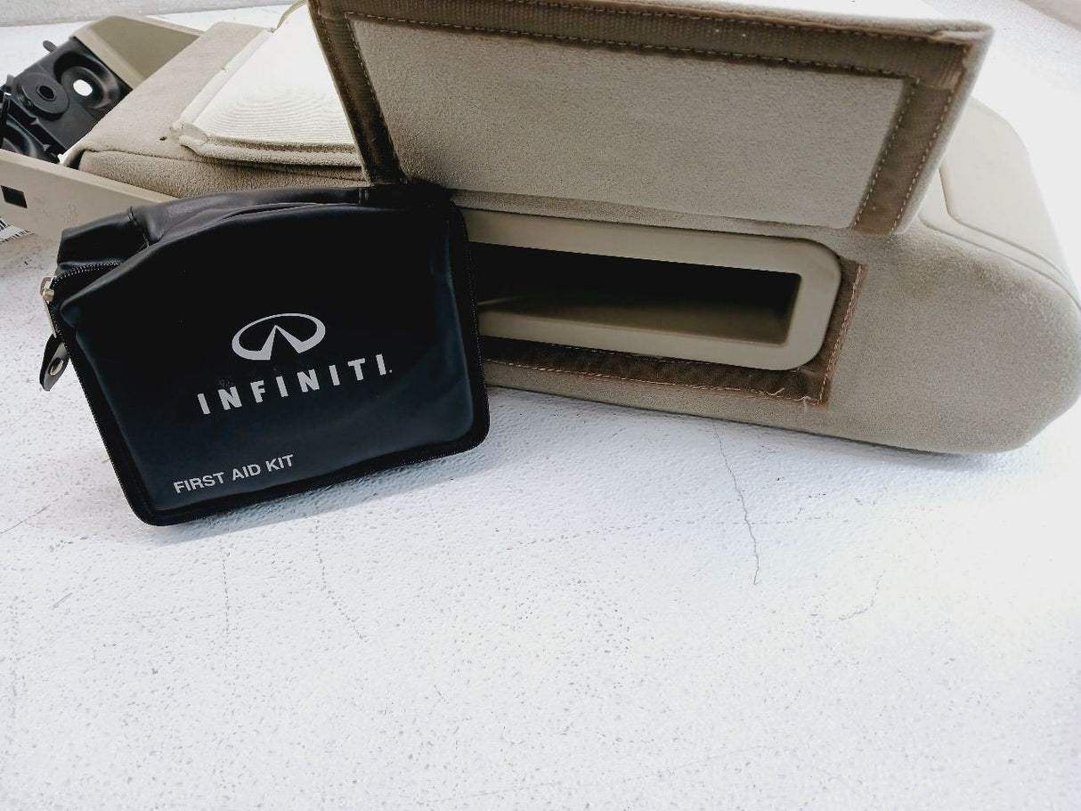 03-04 G35 Sdn Center Console Armrest w/Accessories CLOTH OEM 88610-AM000