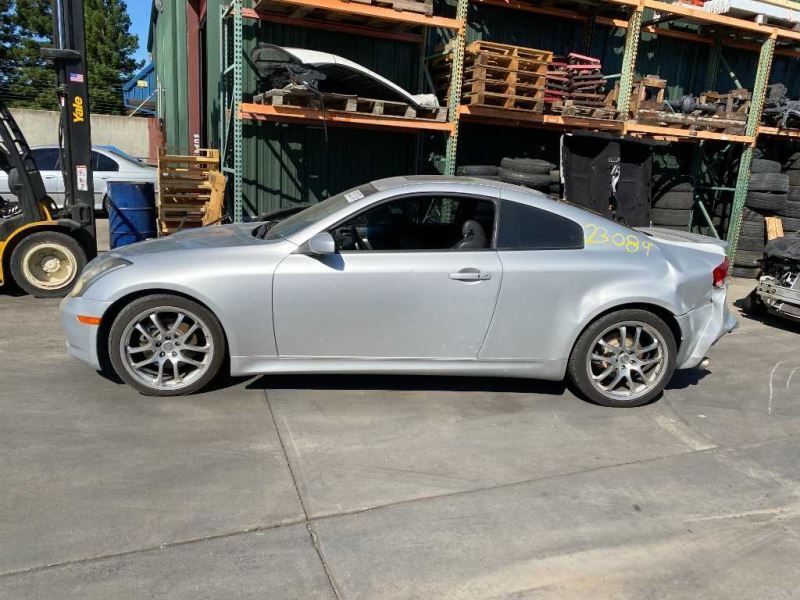 03 Infiniti G35 Coupe Front Passenger Kick Panel Trim Sage (S) OEM 68134AM601