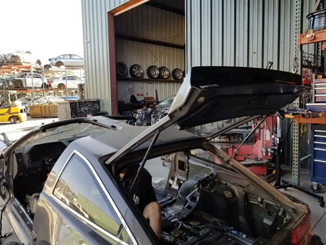 86 Nissan 300ZX Rear Decklid Grey (218) OEM 9010019P28