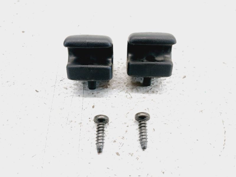 84-89 Nissan 300zx Z31 Sun Visor Clips x2 Black OEM 