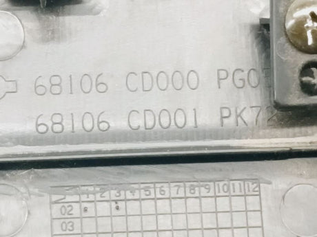 03-04 Nissan 350Z 5k Miles Driver Side Lower Knee Panel Black/G OEM 68106CD000