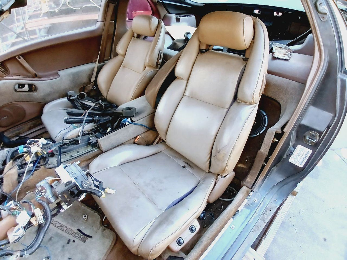 1991 NISSAN 300ZX 2+2 Driver Seat Brown/C OEM 