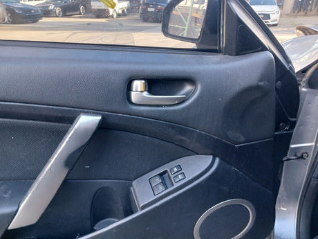 03-04 INFINITI G35 Coupe Front Driver Door Trim Panel Black OEM 80901-AM801