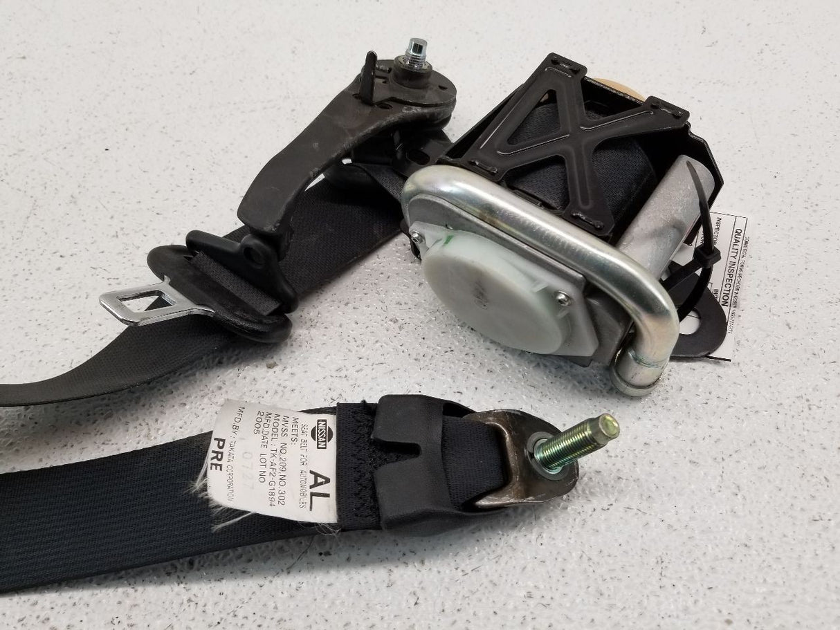 90-94 NISSAN 300ZX 2+2 Front Driver Seat Belt Brown/C OEM 86885-30P03