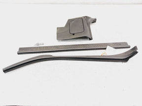 1986 Nissan 300ZX OEM Z31 F/L Int Door Sill Panels 2+2 X3-Black W/Hardware