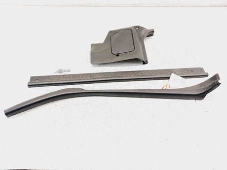 1986 Nissan 300ZX OEM Z31 F/L Int Door Sill Panels 2+2 X3-Black W/Hardware