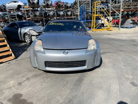 03-04 NISSAN 350Z Convertible Front Passenger A-Pillar Silver/KY OEM 76836-CE402