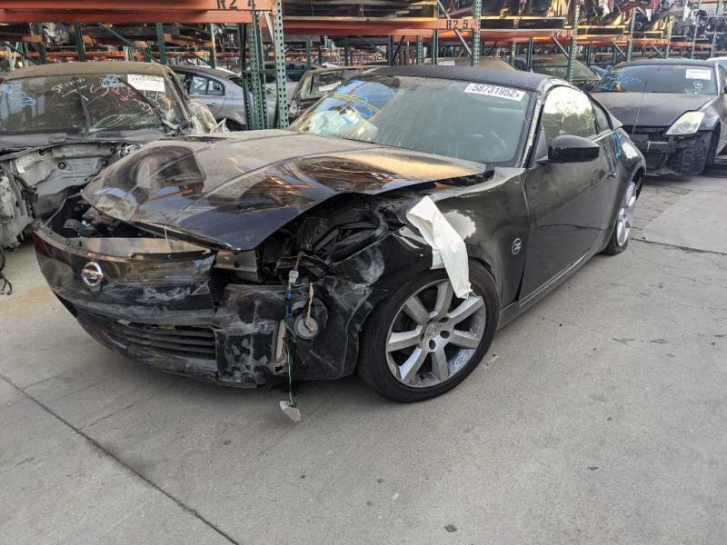 03 NISSAN 350Z A/T Center Console Assy Black/G OEM 96911CD01A