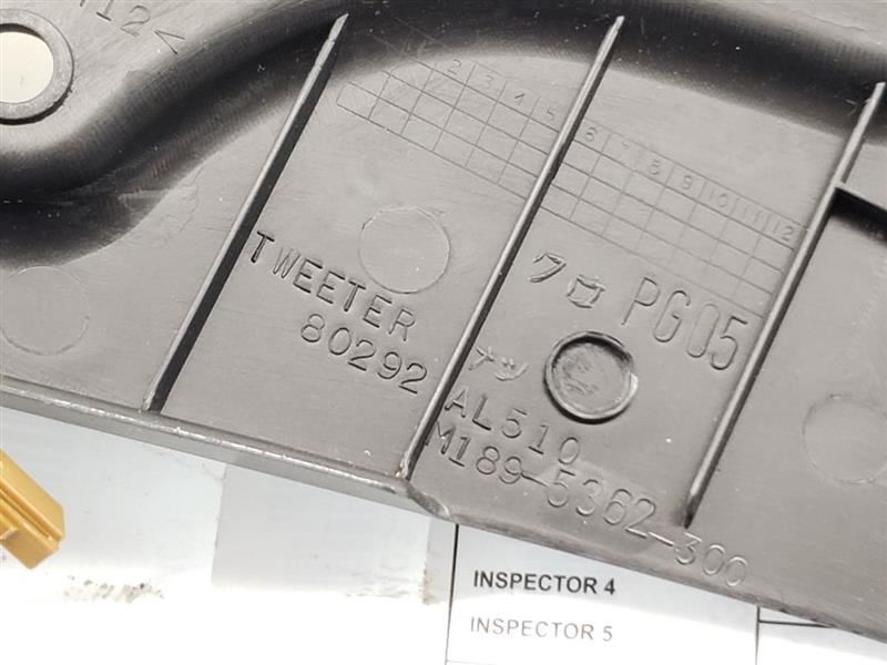 03 Infiniti G35 Sedan Front Door Tweeter Speakers (Pair) w/Trim OEM 80292AL510