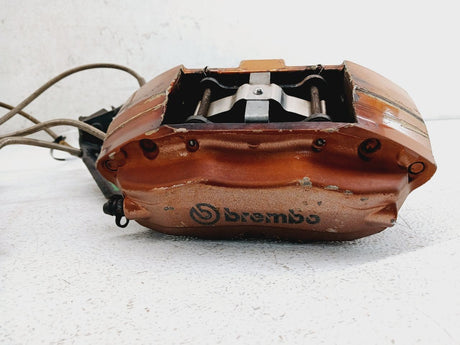 06-09 NISSAN 350Z Brembo Complete Brake Caliper Set x2 Gold OEM 41001CD00D