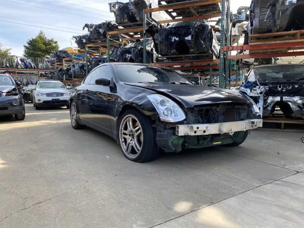 03-04 INFINITI G35 Coupe Driver Front Door Window Switch Black/G OEM 25401AM620