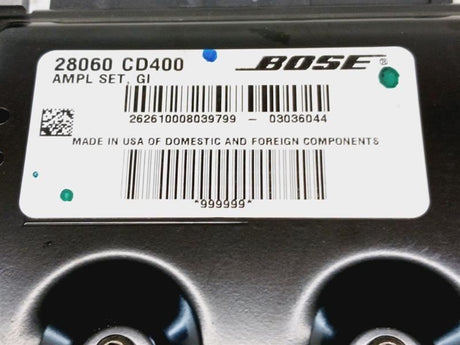 03-04 NISSAN 350Z Radio Amplifier Bose Audio OEM 28060CE400