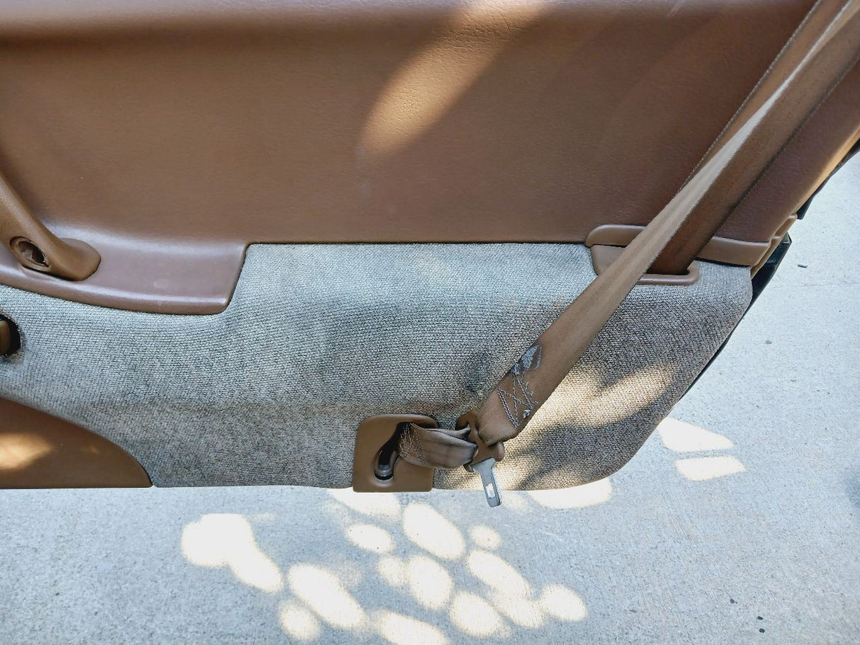 90-92 NISSAN 300ZX 2+2 Front Passenger Door Trim Panel Brown/C OEM 