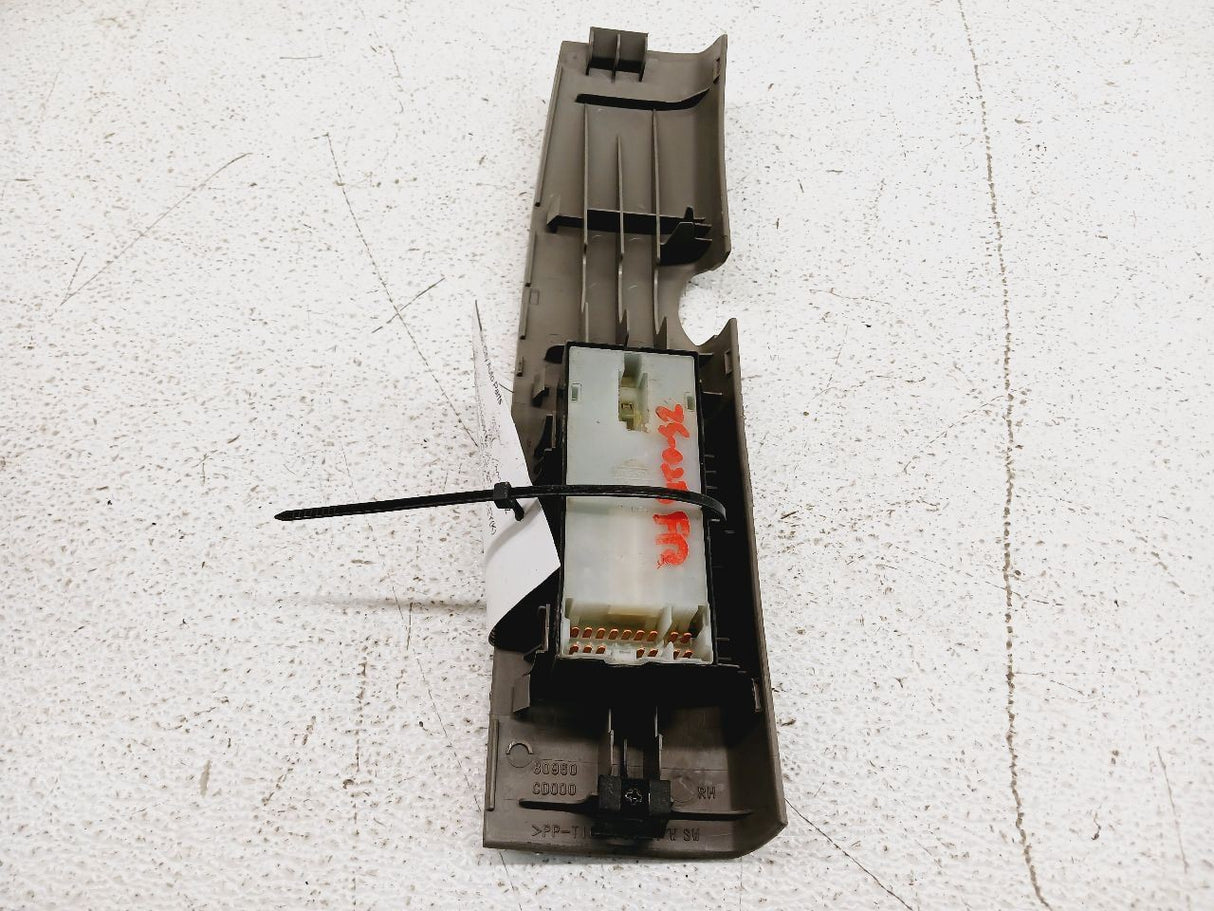 03-04 NISSAN 350Z Front Passenger Power Window Switch Black OEM 80960-CD000