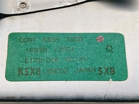 86-89 Nissan 300ZX Cruise Control Module OEM 1893017P01