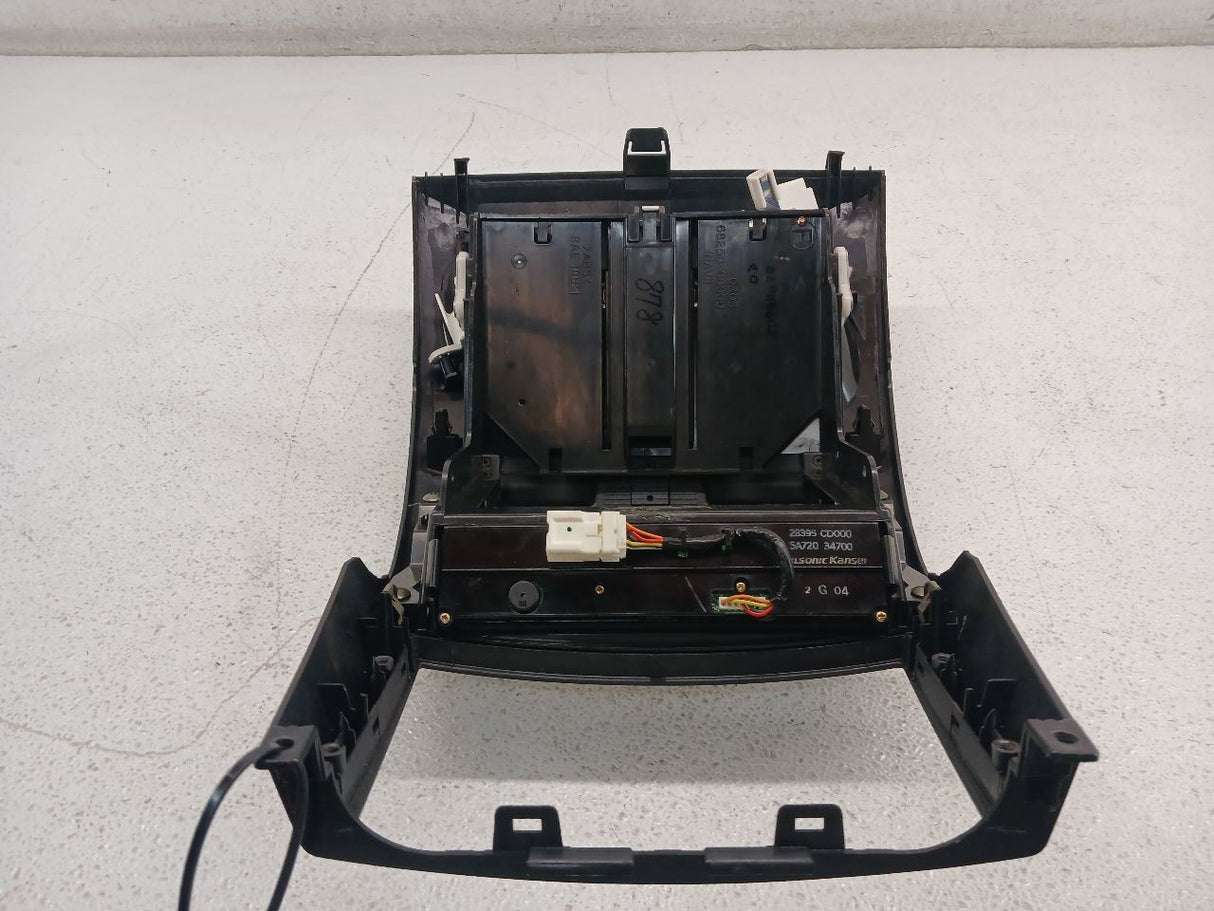 03-04 NISSAN 350Z Center Radio Dash Bezel Black/G OEM 68260-CD00A