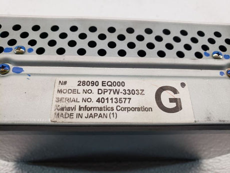 03-05 Nissan 350z Coupe Dash Nav Display Screen OEM 28090EQ000       