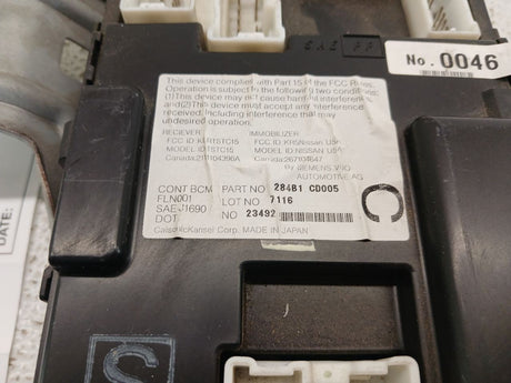 03-04 NISSAN 350Z Body Control Module BCM OEM 284B1CD207