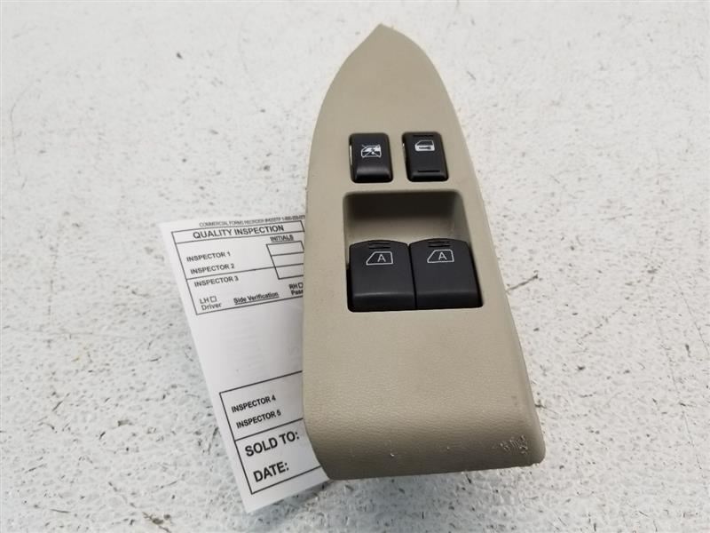 03-04 INFINITI G35 Coupe Driver Master Front Door Window Switch Tan/C OEM