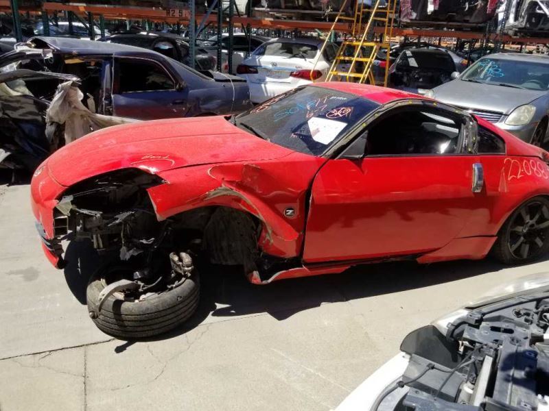 03-05 Nissan 350z Driver Door Window Switch Black (G) OEM 80961CD000