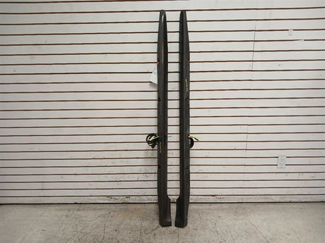 85-86 NISSAN 300ZX 2+2 Rocker Panel Side Skirts Grey/218 OEM 76412-19P61