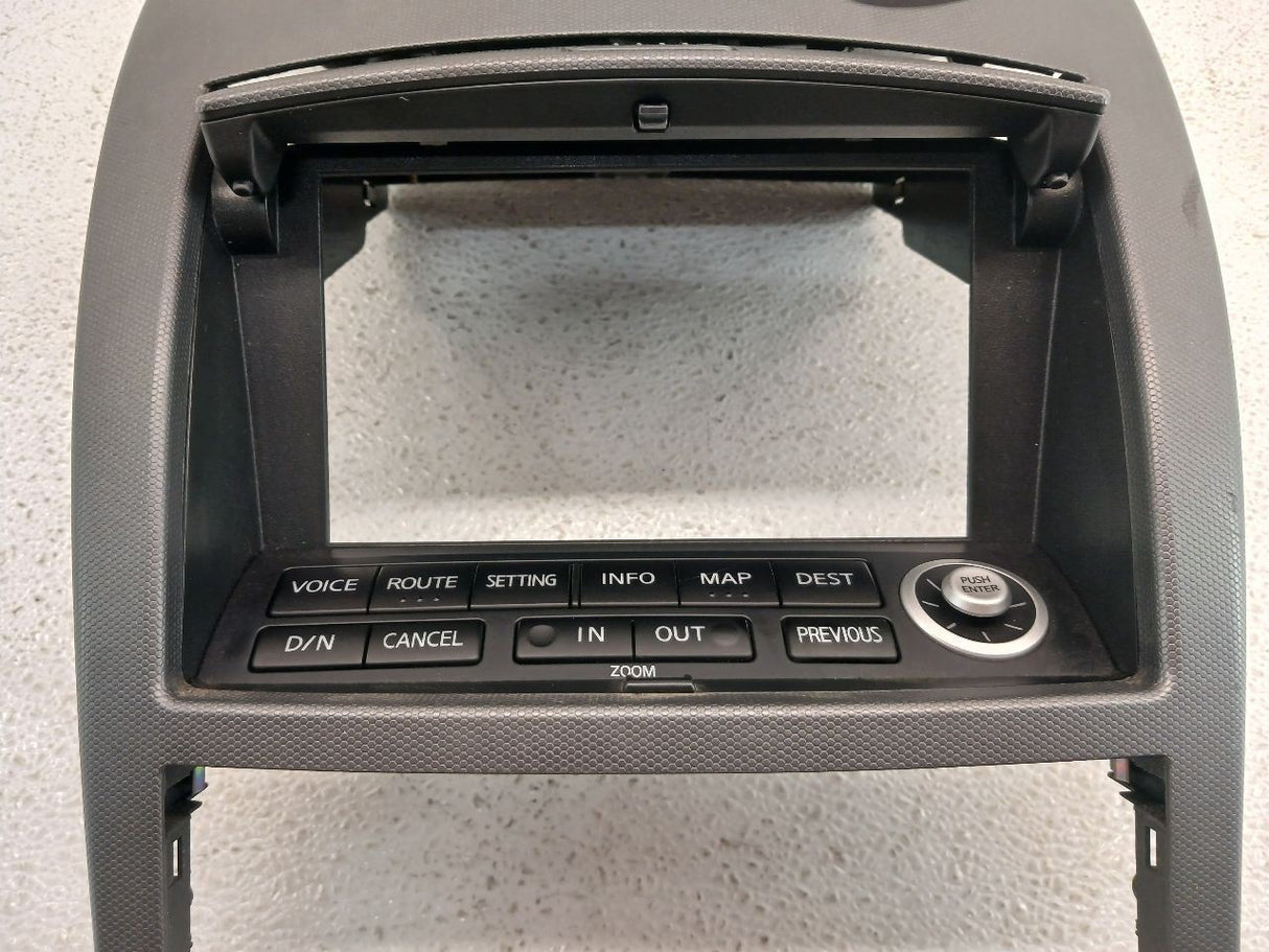 03-04 NISSAN 350Z Center Radio Dash Bezel Black/G OEM 68260-CD00A