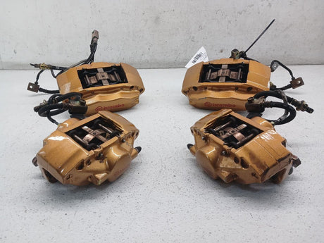 03-05 350Z 03-04 G35 Brembo Brake Caliper Set x4 Gold OEM 41001CD000