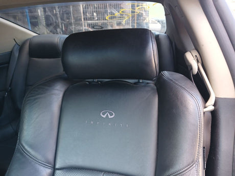 03-04 INFINITI G35 Coupe Driver Front Seat Black Leather OEM 87450AM30A