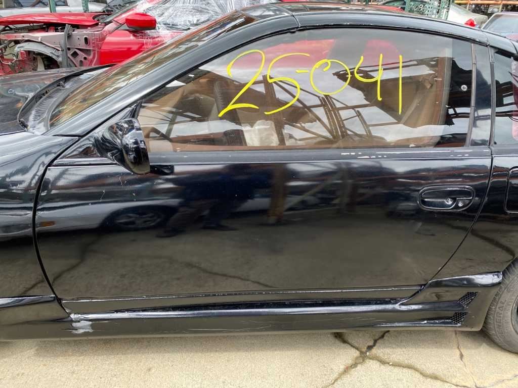 90-92 NISSAN 300ZX 2 Pass Front Driver Door Trim Panel Brown/C OEM