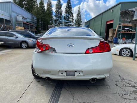 03-04 INFINITI G35 Coupe Driver Left Inner Kick Plate Sage/G OEM 68135AM601