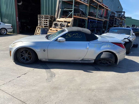 03-04 NISSAN 350Z Convertible Front Passenger A-Pillar Silver/KY OEM 76836-CE402