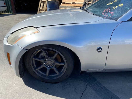 03-05 NISSAN 350Z Convertible Front Drivers A-Pillar Silver/KY0 OEM 76837-CE407