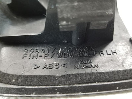 03-05 NISSAN 350Z Driver Front Door Switch Lock/Window Black/G OEM 25401CD02D