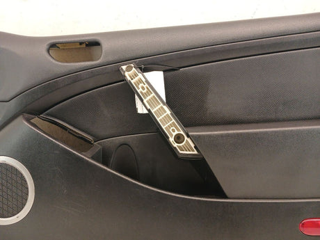 03-04 INFINITI G35 Coupe Front Passenger Door Trim Panel Black/G OEM 80900-AM801