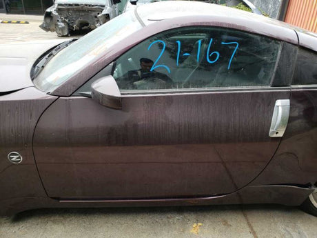 03-04 Nissan 350z Passenger Side View Mirror Burgundy (AX8) OEM K6301CD060