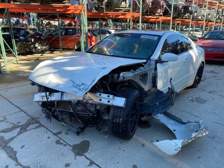 03-04 Infiniti G35 Coupe Driver Rocker Panel Molding White (QX1) OEM 76851AM808