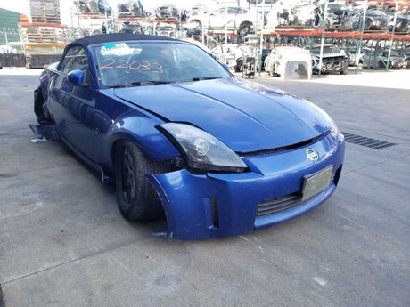03-05 NISSAN 350Z Convertible Front Drivers A-Pillar Blue/B17 OEM 76837-CE407