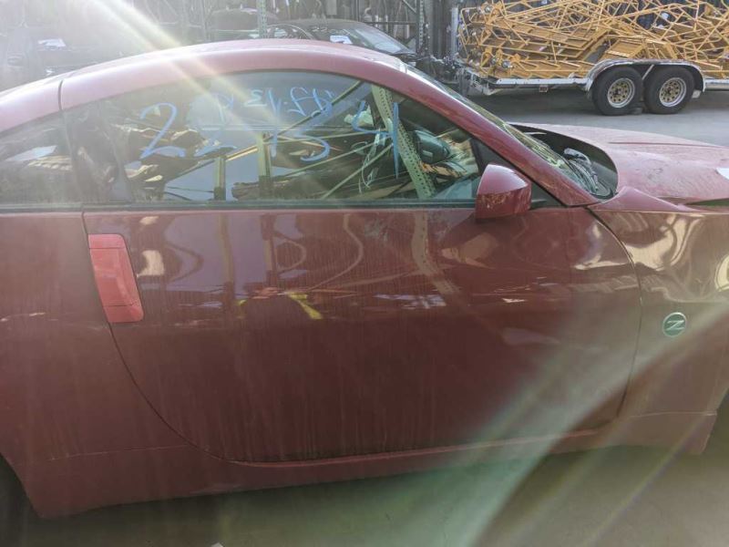 03 Nissan 350Z Driver Front Sun Visor W/ Illumination OEM 96401CD800