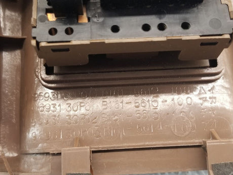 90-96 300ZX Coupe Manual Transmission Shifter Bezel Assy Brown/C OEM 96931-30P03