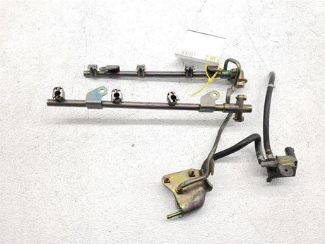 03-04 Nissan 350Z Infiniti G35 Fuel Injectors X6 W/ Fuel Rail OEM 166002Y915