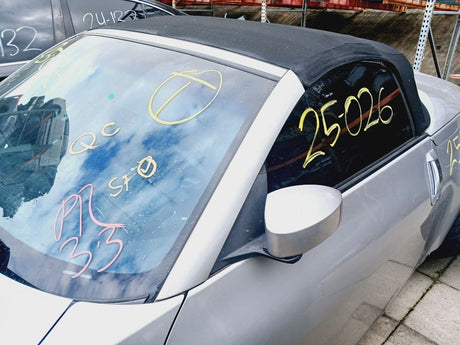 03-05 NISSAN 350Z Convertible Front Drivers A-Pillar Silver/KY0 OEM 76837-CE407