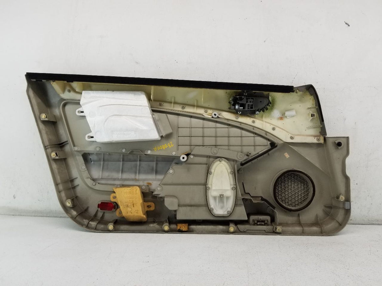 03-04 INFINITI G35 Coupe Front Passenger Door Trim Panel Sage/S OEM 80900-AM801