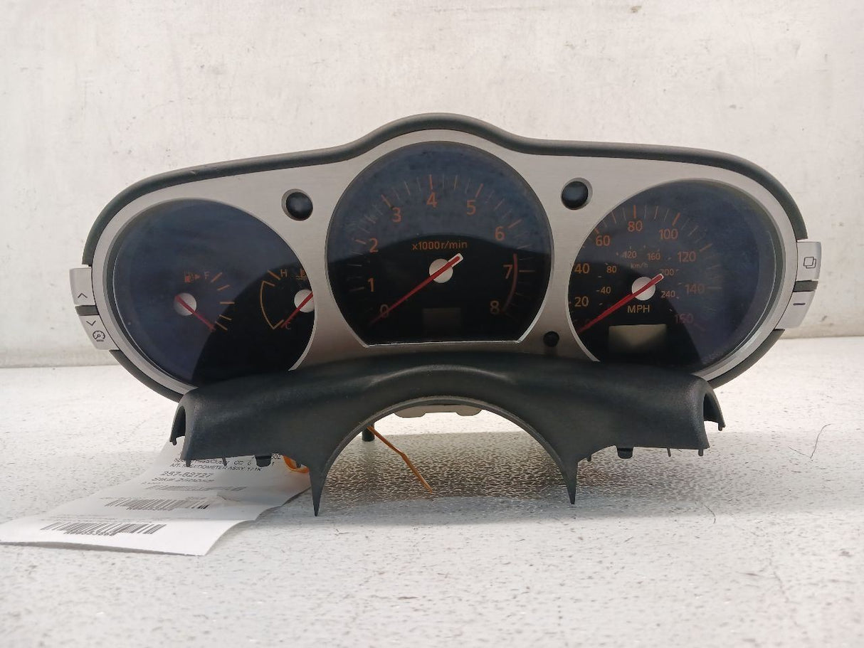 03-04 NISSAN 350Z A/T Speedometer Cluster Assembly (171k) OEM 24820CD010
