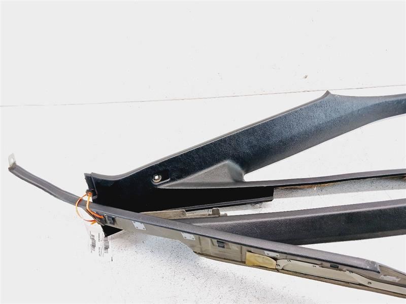 1986 Nissan 300ZX Z31 Rear Interior Quarter Glass Bezel Pair X2 2+2 Black