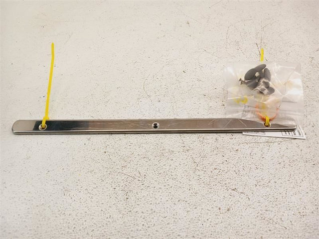 1986 Nissan 300ZX Z31 Rear Seat Upper Carpet Chrome Trim w/Hardware OEM 