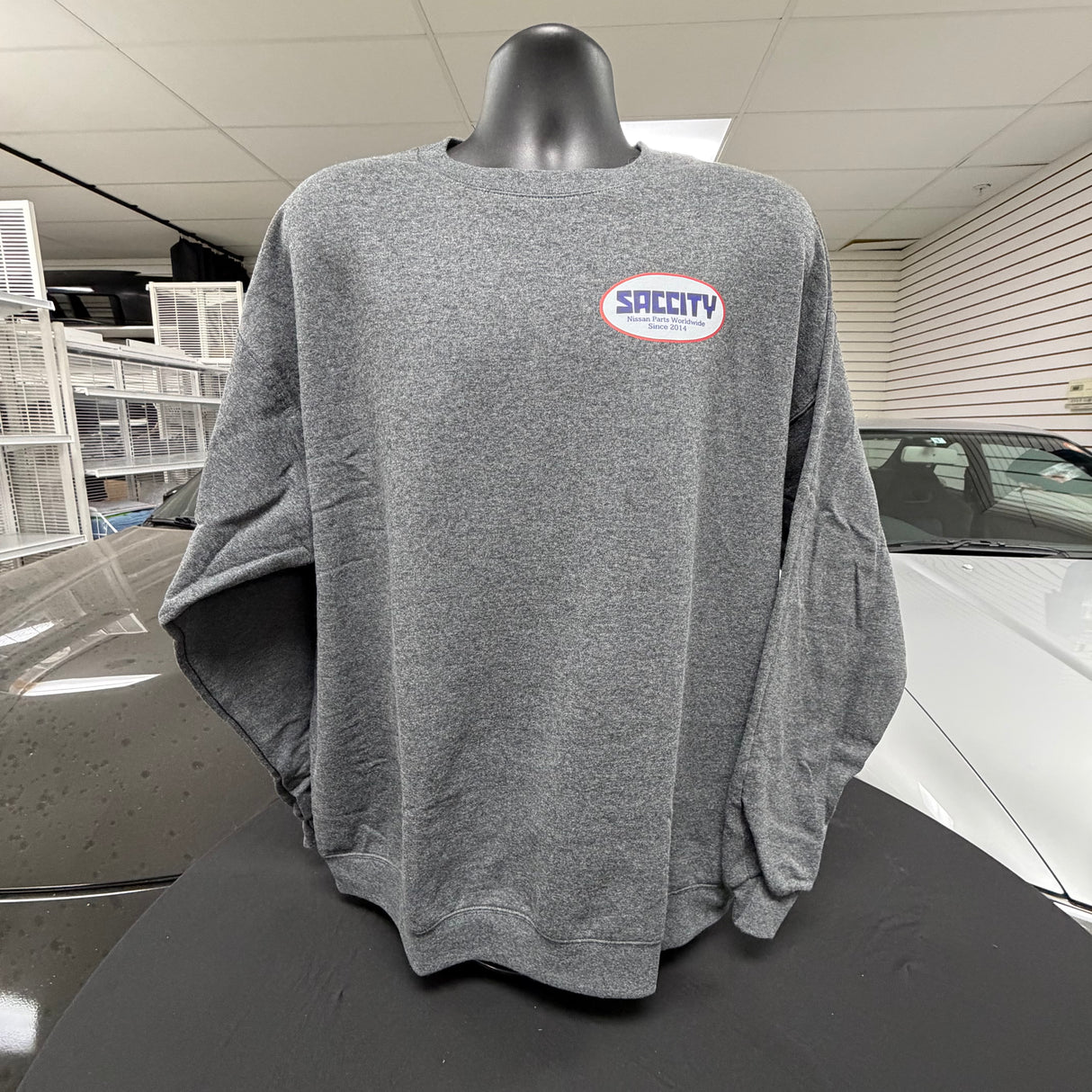 Grey Sac City Sweater