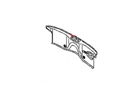 84992-CE400 Nissan Rear Trim Panel Illustration 1 of 1