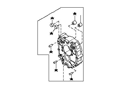 32137-CD70E Nissan Adapter Plate Illustration 1 of 1