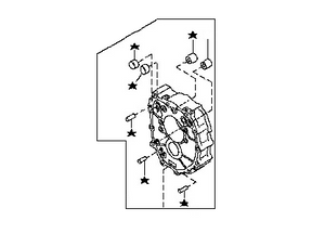32137-CD70E Nissan Adapter Plate Illustration 1 of 1